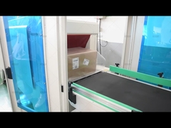 menyusutkan film yang dibungkus mesin pengepakan karton