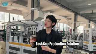 Mesin Cup Kertas Kelas Atas MYC-OCM12 + Mesin Selongsong Cup MYC-DW100
